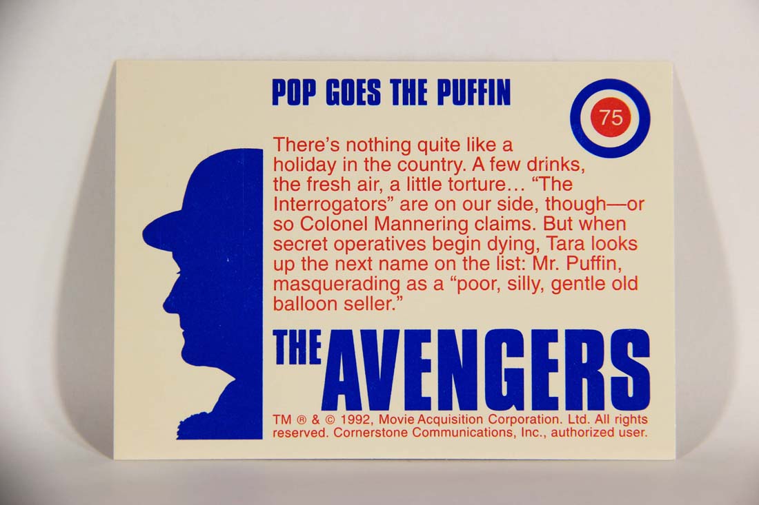 The Avengers TV Series 1992 Trading Card #75 Pop Goes The Puffin L013940