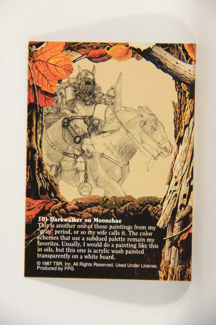 Keith Parkinson 1994 Artwork Trading Card #10 Darkwalker On Moonshae L013956