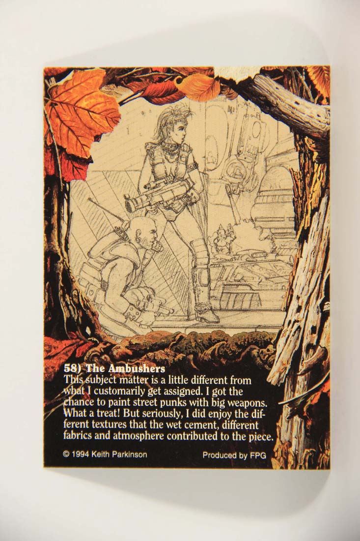 Keith Parkinson 1994 Artwork Trading Card #58 The Ambushers L014004