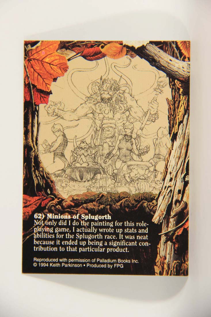 Keith Parkinson 1994 Artwork Trading Card #62 Minions Of Splugorth L01 ...