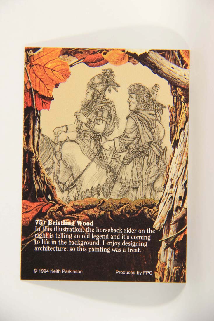 Keith Parkinson 1994 Artwork Trading Card #75 Bristling Wood L014021