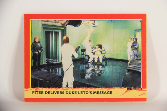 Dune 1984 Trading Card #23 Piter Delivers Duke Leto's Message L014328