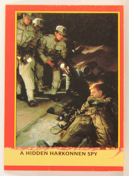 Dune 1984 Trading Card #35 A Hidden Harkonnen Spy L014340
