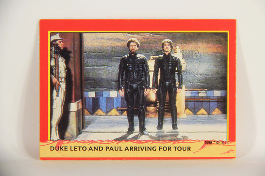 Dune 1984 Trading Card #37 Duke Leto And Paul Arriving For Tour L014342