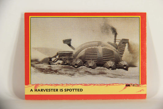 Dune 1984 Trading Card #40 A Harvester Is Spotted L014345