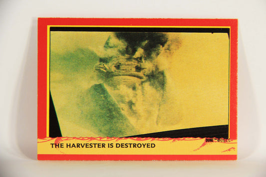 Dune 1984 Trading Card #45 The Harvester Is Destroyed L014350