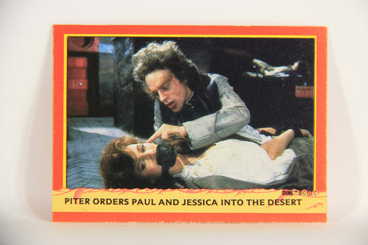 Dune 1984 Trading Card #49 Piter Orders Paul And Jessica Into The Desert L014354