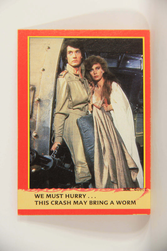 Dune 1984 Trading Card #58 We Must Hurry This Crash May Bring A Worm L014363