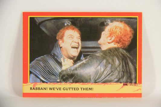 Dune 1984 Trading Card #59 Rabban We've Gutted Them L014364