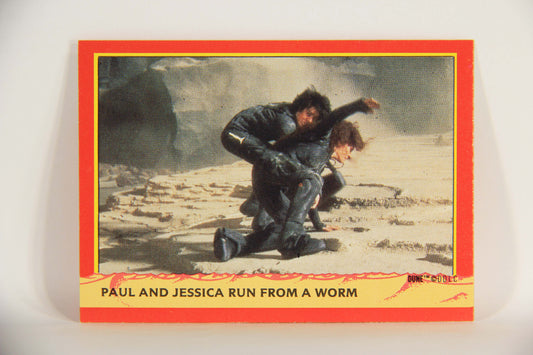 Dune 1984 Trading Card #61 Paul And Jessica Run From A Worm L014366