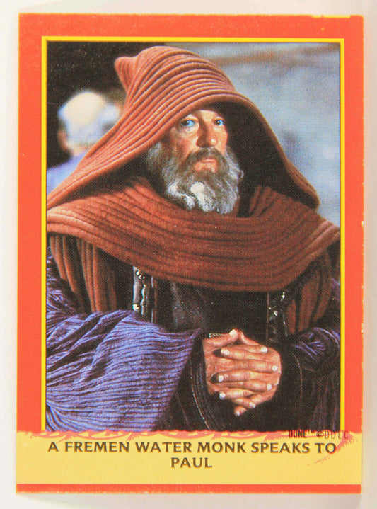 Dune 1984 Trading Card #69 A Fremen Water Monk Speaks To Paul L014374
