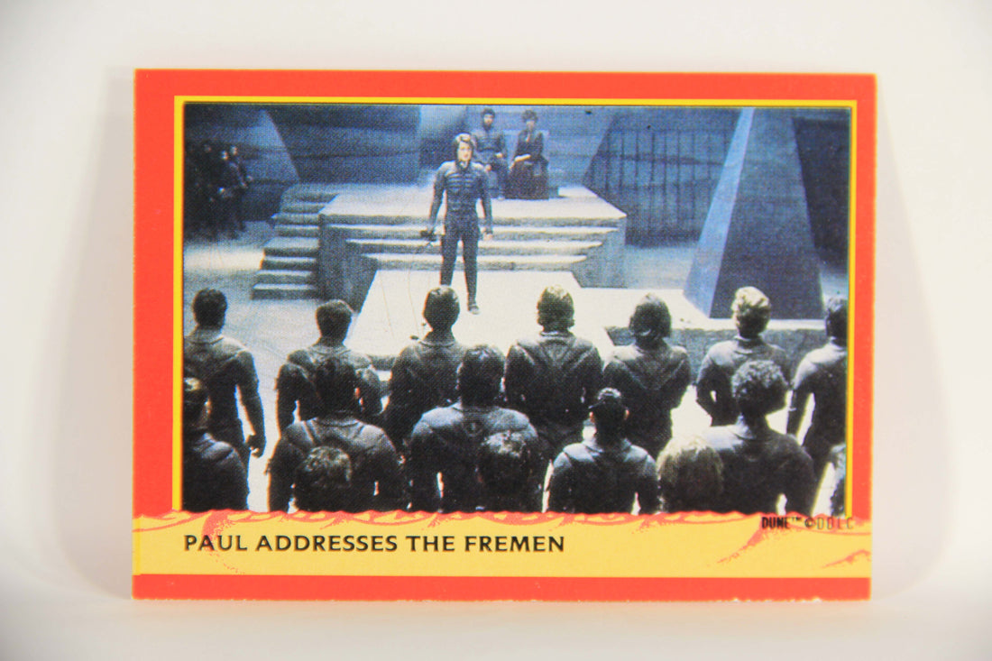 Dune 1984 Trading Card #70 Paul Addresses The Fremen L014375