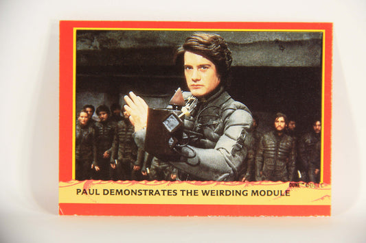 Dune 1984 Trading Card #71 Paul Demonstrates The Weirding Module L014376