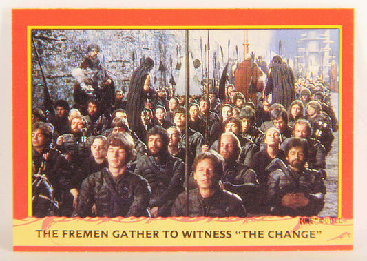 Dune 1984 Trading Card #75 The Fremen Gather To Witness The Change L014380
