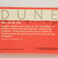 Dune 1984 Trading Card #78 A Brilliant Red Color Marks The Fedaykin L014383