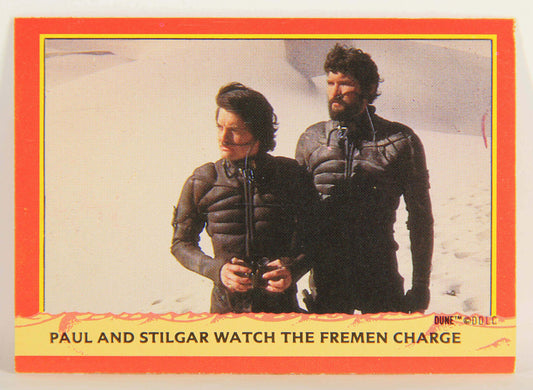 Dune 1984 Trading Card #79 Paul And Stilgar Watch The Fremen Charge L014384
