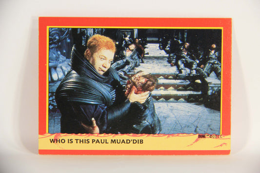 Dune 1984 Trading Card #81 Who Is This Paul Muad'Dib L014386