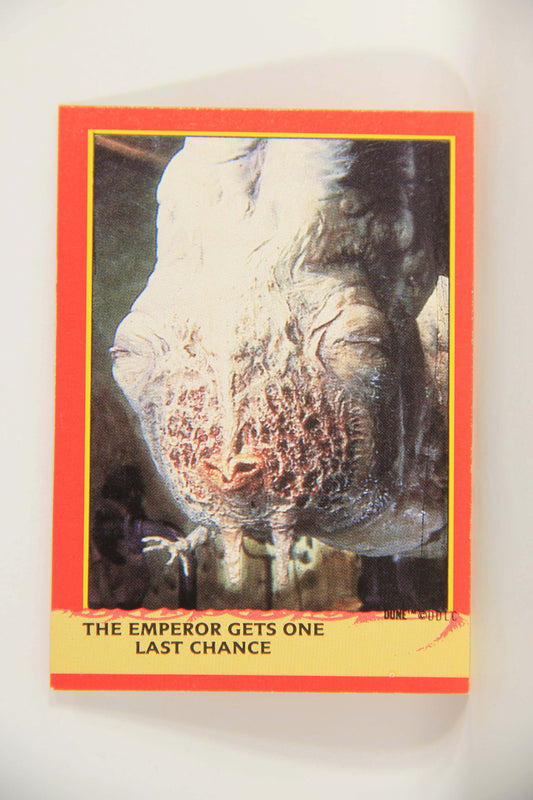 Dune 1984 Trading Card #91 The Emperor Gets One Last Chance L014396