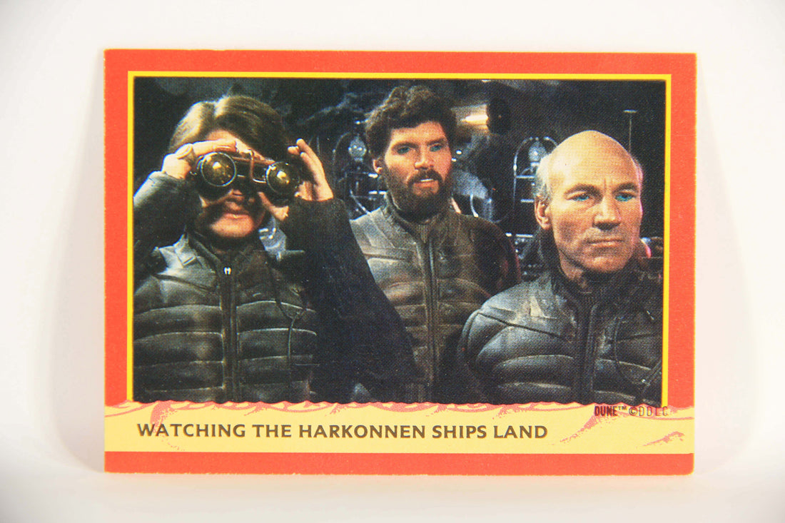 Dune 1984 Trading Card #93 Watching The Harkonnen Ships Land L014398