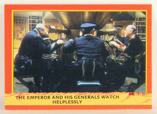 Dune 1984 Trading Card #105 The Emperor And His Generals Watch Helplessly L014410