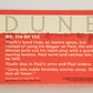 Dune 1984 Trading Card #116 Thufir's Final Sacrifice L014421