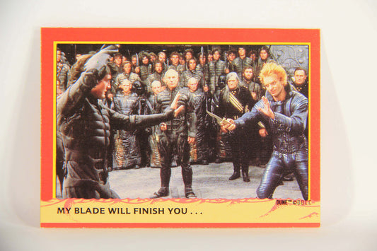 Dune 1984 Trading Card #121 My Blade Will Finish You L014426