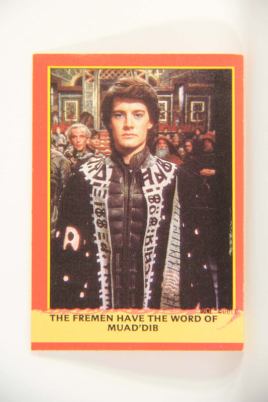 Dune 1984 Trading Card #127 The Fremen Have The Word Of Muad'Dib L014432