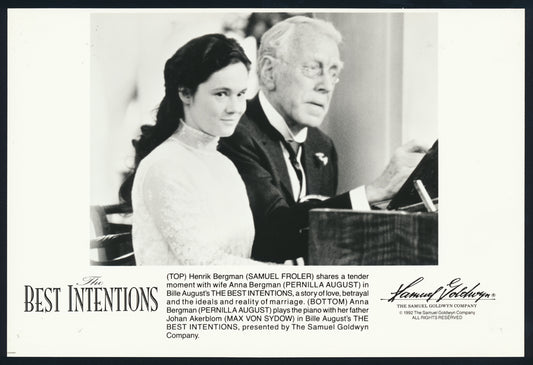 The Best Intentions Vintage 1992 Movie Press Photo 8x5 BW Max Von Sydow L014607