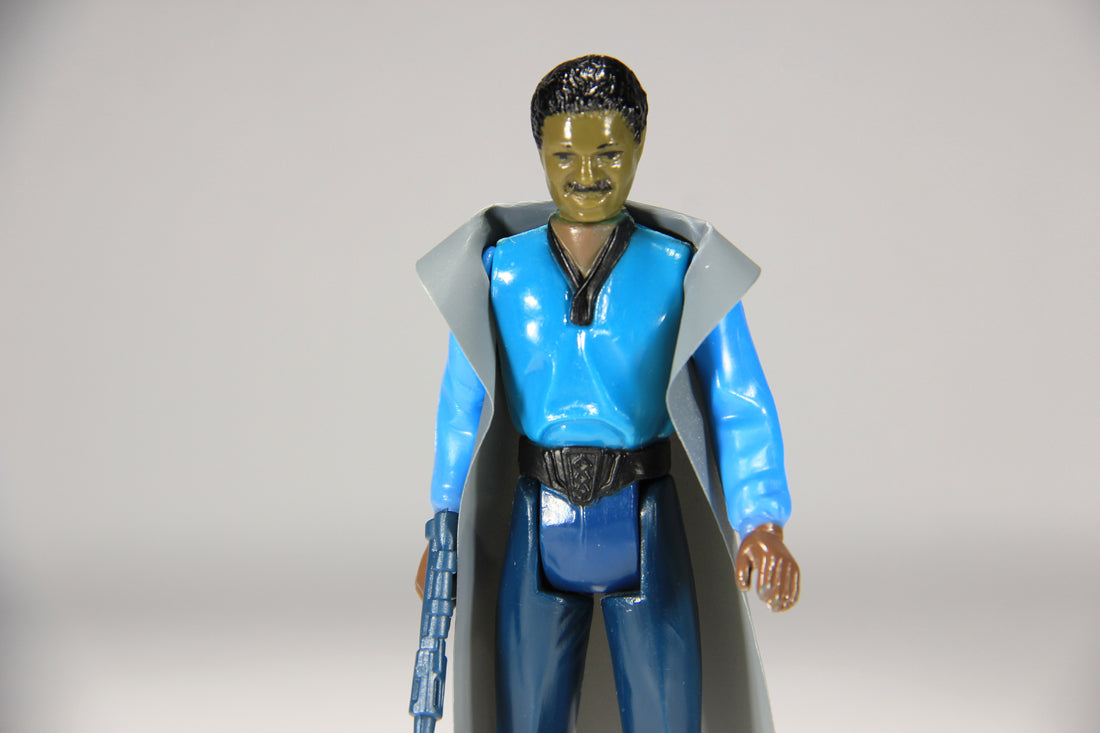 Star Wars Lando Calrissian 1980 ESB Figure DISCOLORATION Hong Kong COO II-1a Smile L015690