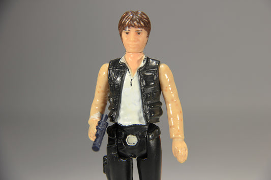 Star Wars Han Solo 1977 Big Head Variant MOLD STAINS AND TOUCH UP Hong Kong COO II-1b Kader L015773