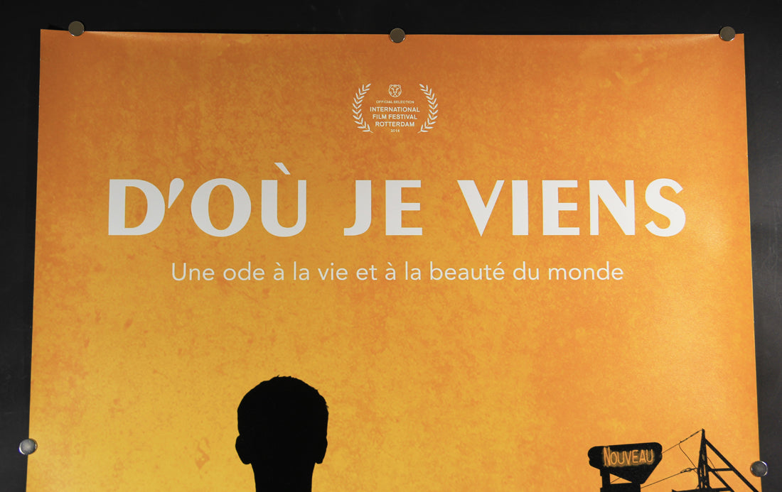 D'Où Je Viens 2013 NFB Documentary Movie Poster Rolled 27 x 39 Claude Demers L015923