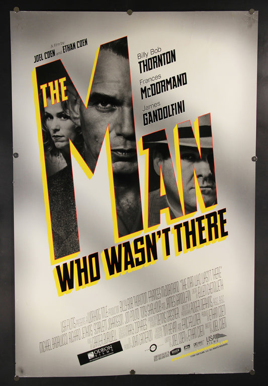 The Man Who Wasn't There 2001 Double Sided Movie Poster Rolled 27 x 40 Joel Cohen L015928