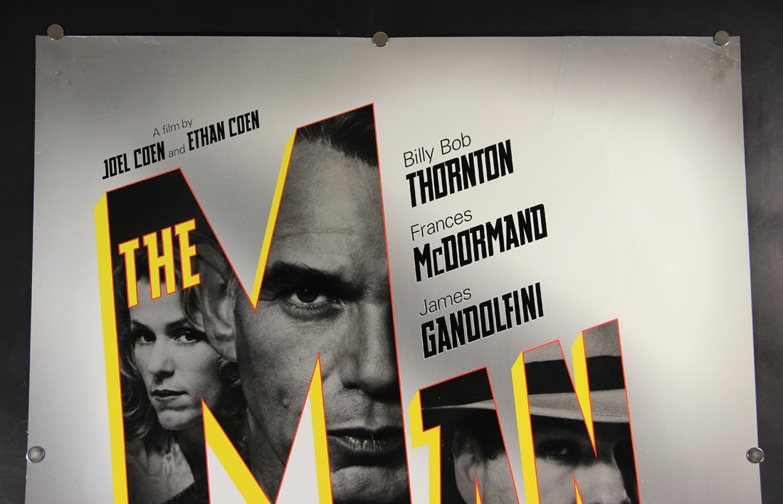 The Man Who Wasn't There 2001 Double Sided Movie Poster Rolled 27 x 40 Joel Cohen L015928