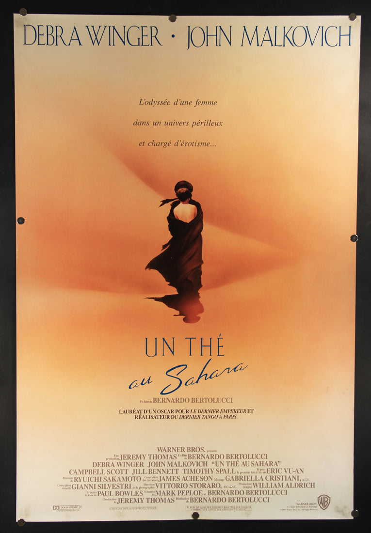 The Sheltering Sky 1990 Movie Poster Rolled 27 x 40 French Un Thé Au Sahara L015937