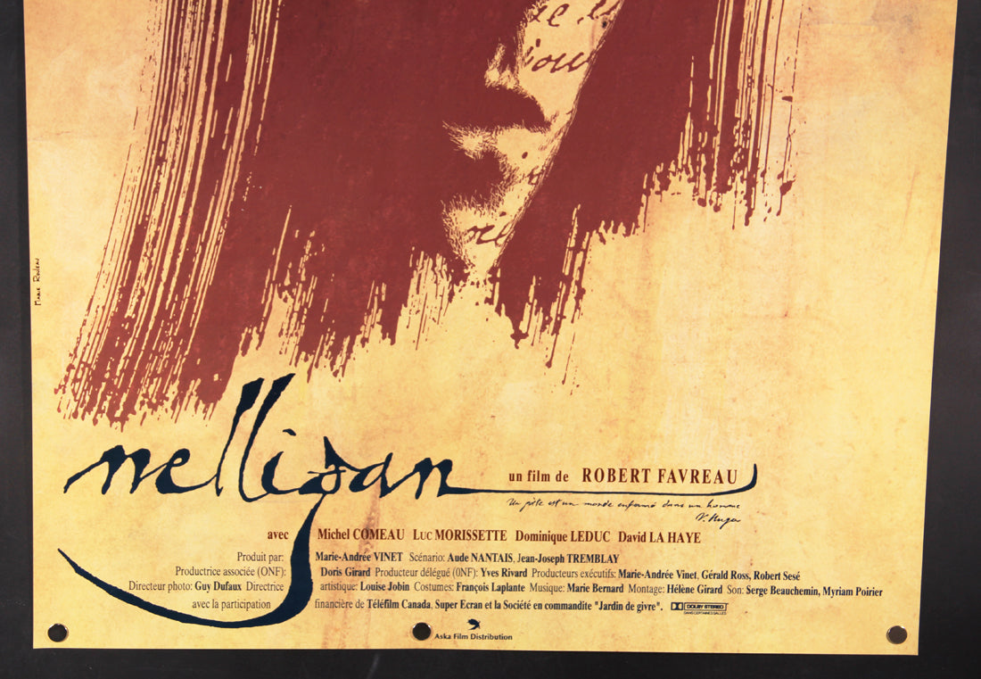 Nelligan 1991 Movie Poster Rolled 27 x 39 Robert Favreau Marc St-Pierre L015938