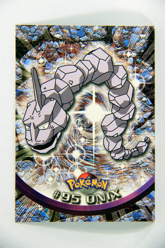 Pokémon Card Onix #95 TV Animation Blue Logo 1st Print ENG L015959