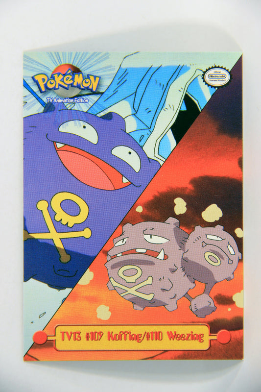 Pokémon Card TV Animation #TV13 Koffing And Weezing 1st Print Puzzle ENG L015963