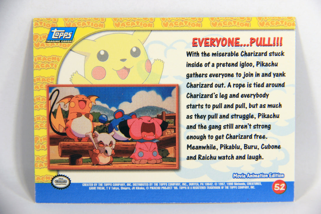 pokemon playing cards 52 Pokémon Card First Movie #52 Everyone Pull Foil Chase Blue Logo 1st Pr – AGS Collectibles