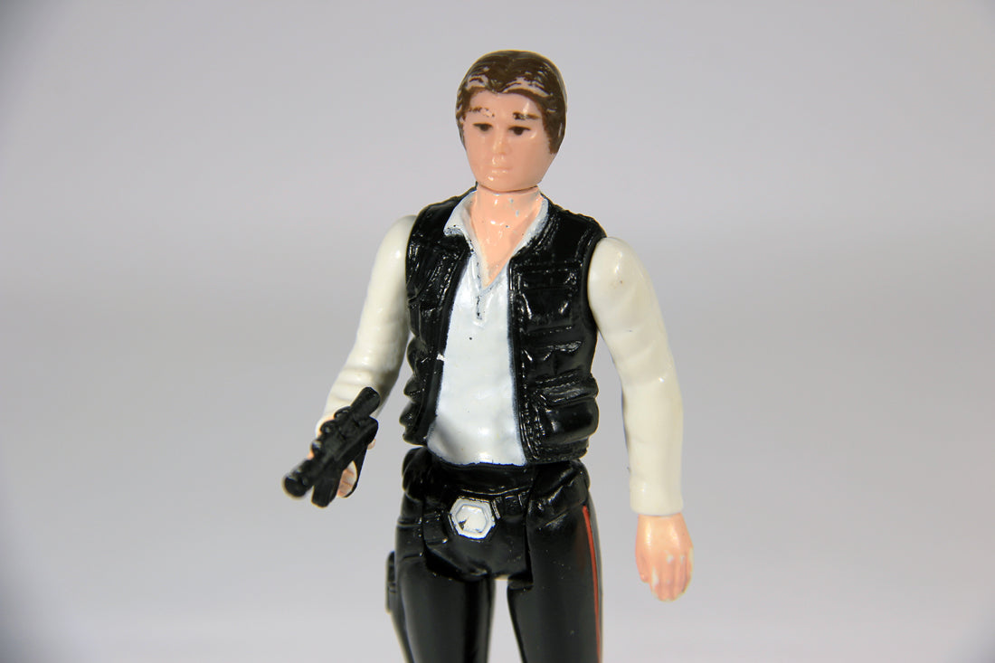 Star Wars Han Solo Small Head 1977 Vintage Figure Hong Kong COO I-1a Unitoy L015975