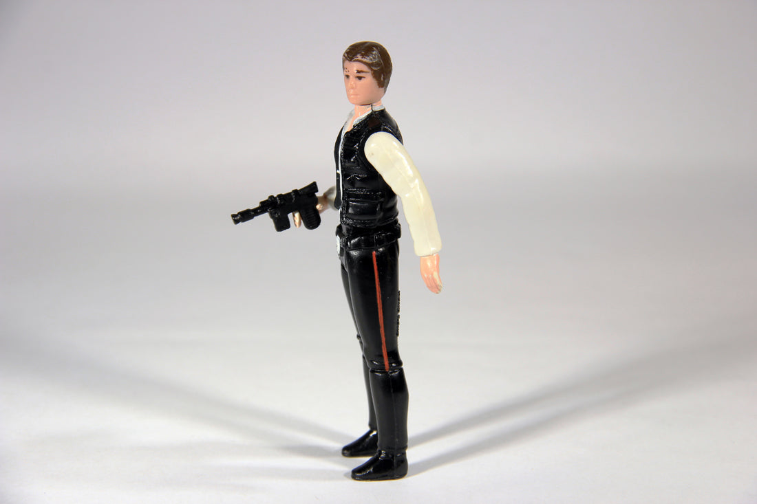 Star Wars Han Solo Small Head 1977 Vintage Figure Hong Kong COO I-1a Unitoy L015975