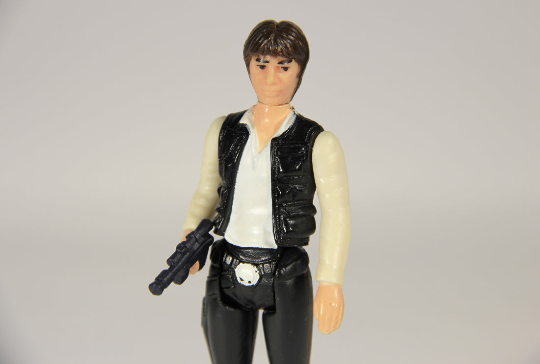 Star Wars Han Solo 1977 Big Head Variant Action Figure Hong Kong COO II-1b Kader L015980