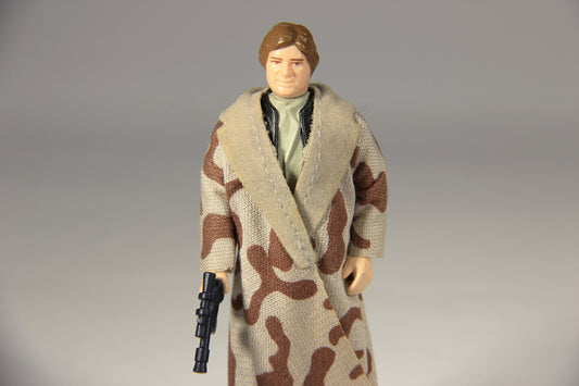 Star Wars Han Solo Trench Coat ROTJ 1984 Figure REPAIRED No COO I-1a Smile L015990