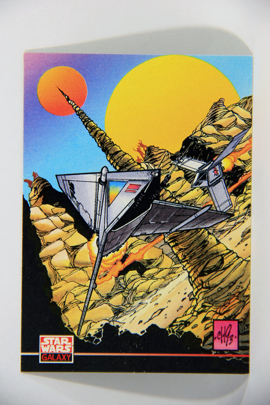 Star Wars Galaxy 1994 Topps Trading Card #233 Stone Needle Pilots Artwork ENG L016034