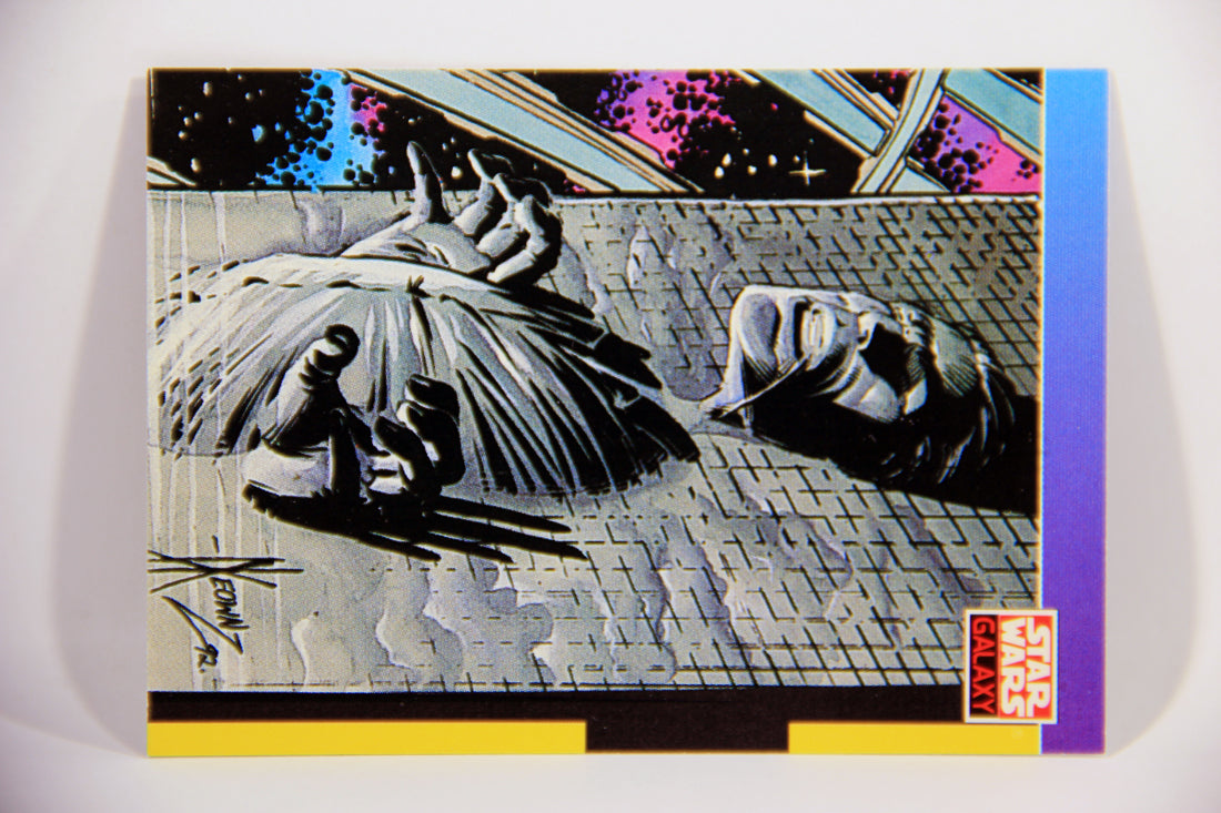 Star Wars Galaxy 1993 Topps Card #102 Han Solo In Carbonite Artwork ENG L016041