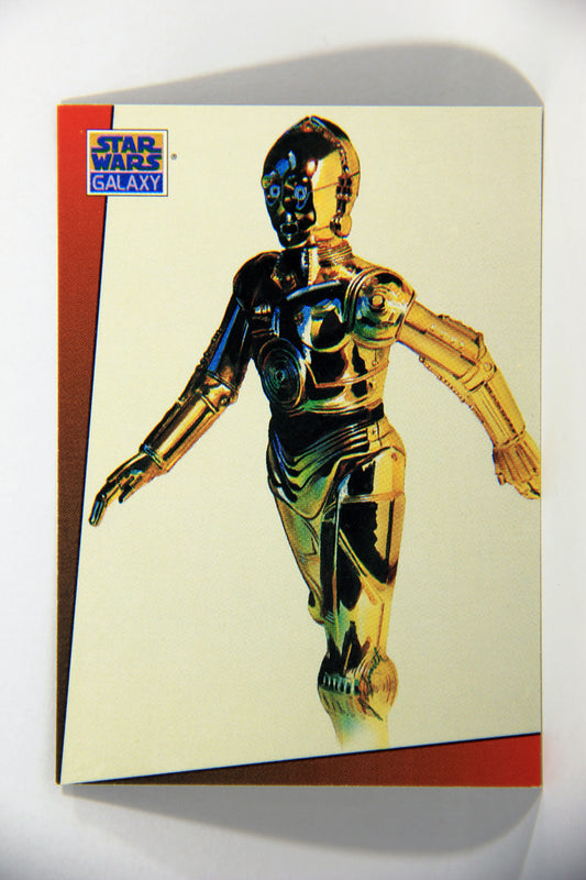 Star Wars Galaxy 1993 Topps Card #11 C-3PO Protocol Droid Artwork ENG L016043