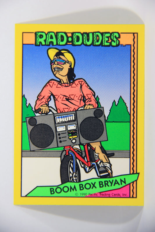 Rad-Dudes 1990 Trading Card #12 Boom Box Bryan L016047