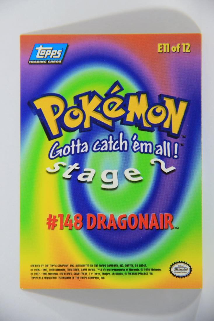 Pokémon Card First Movie #E11 Of E12 Dragonair - Stage 2 - Blue Logo 1st Print ENG L016049