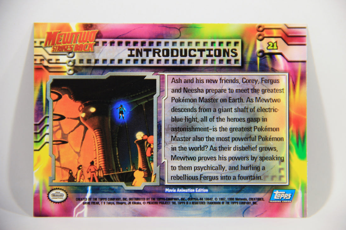 Pokémon Card First Movie #21 Introductions - Blue Logo 1st Print ENG L016065