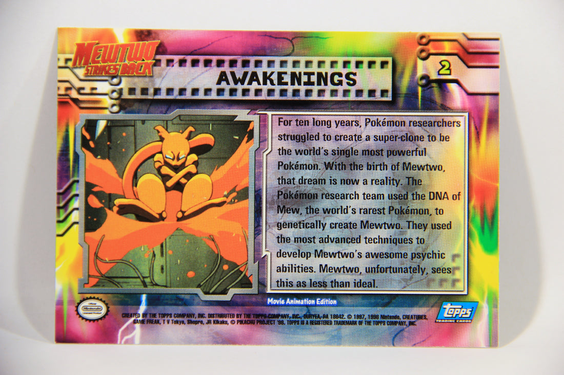 Pokémon Card First Movie #2 Awakenings - Blue Logo 1st Print ENG L016069