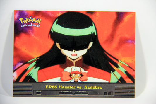 Pokémon Card TV Animation #EP23 Haunter Vs Kadabra Blue Logo 1st Print ENG L016071